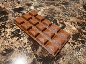 chocolate bar prank food drink cool first fun idea new gift smart surprise yummy 3d print model - Mito3D