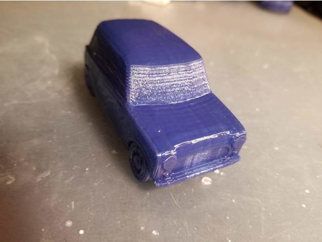 morris Auto drucken Ort, beweglichen Räder Fahrzeuge 3D print model - Mito3D