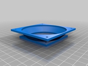80mm 60mm fan adapter other customized 3d print model - Mito3D