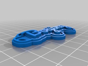 boging Anahtarlık özelleştirilmiş 3d print model - Mito3D