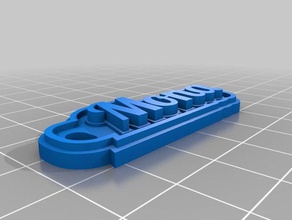 mona chaveiros personalizado 3d print model - Mito3D