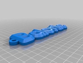 balonic llavero organización personalizado 3d print model - Mito3D