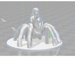 spider queen creatures arachne dnd miniature 3d print model - Mito3D