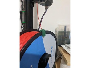 matterhackers filament roll clip 3d printing holder 3d print model - Mito3D