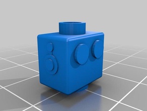 clockwork robot lego minifigure kafa oyuncak oyun aksesuarlar 3d print model - Mito3D