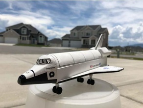 space shuttle model rocket based estes baby bertha rc vehicles big 3d print model - Mito3D
