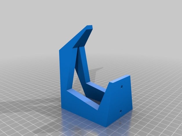 auriculares de gancho el audio colgador los percha soporte para undermount 3D print model - Mito3D