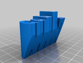 gabby targa office personalizzato 3d print model - Mito3D