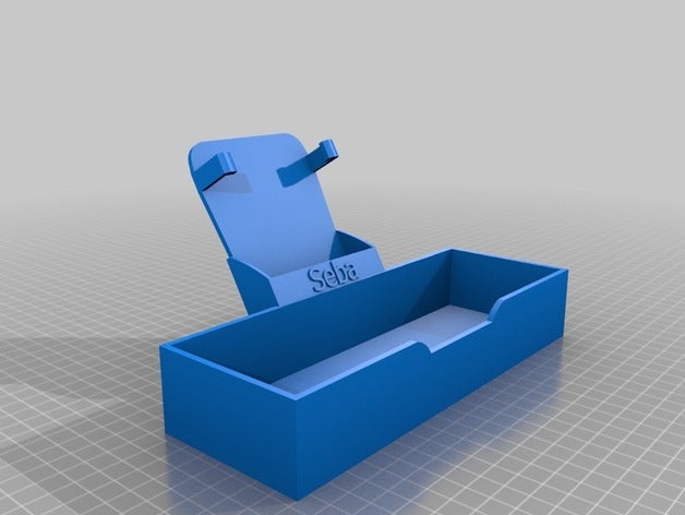 organizer stand mobile phone 3D print model - Mito3D