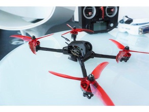 gatehunter sls 5 seviyelerine parçaları rc araç canopy drone yarış gerçek yarışçı multicopter pod quadcopter 3d print model - Mito3D