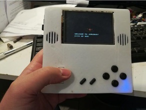 retropie tragbar video Spiele portable Spiel-system Fall 3d print model - Mito3D