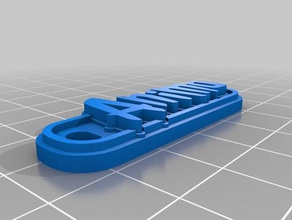 animo i portachiavi personalizzato 3d print model - Mito3D