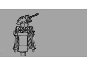 sentry turret modelleri bina wargaming warhammer 40k silah 3d print model - Mito3D