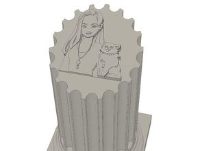 cat-a-pilar 3d impresión 3d print model - Mito3D