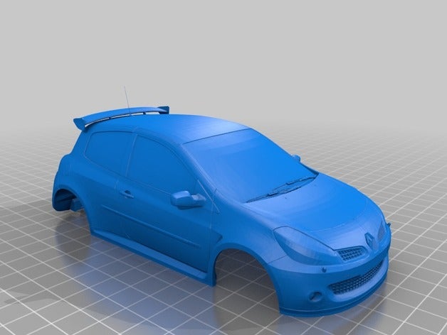 renault clio openz v16 98 mm distância entre eixos passatempo 3D print model - Mito3D