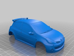 renault clio openz v16 98mm empattement hobby 3d print model - Mito3D