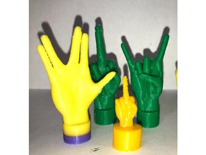 gesti delle mani pneumatici tappi automotive 3d print model - Mito3D