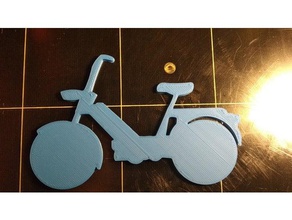 keychain babetta 207 keychains bike motorbike jawa motorcycle 3d print model - Mito3D