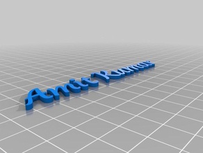 amit kumar business card holder signs logos customized 3d print model - Mito3D