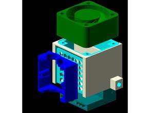 monoprice maker sélectionnez mini v2 réglable de 40 mm ventilateur 3d l'imprimante accessoires 3d print model - Mito3D
