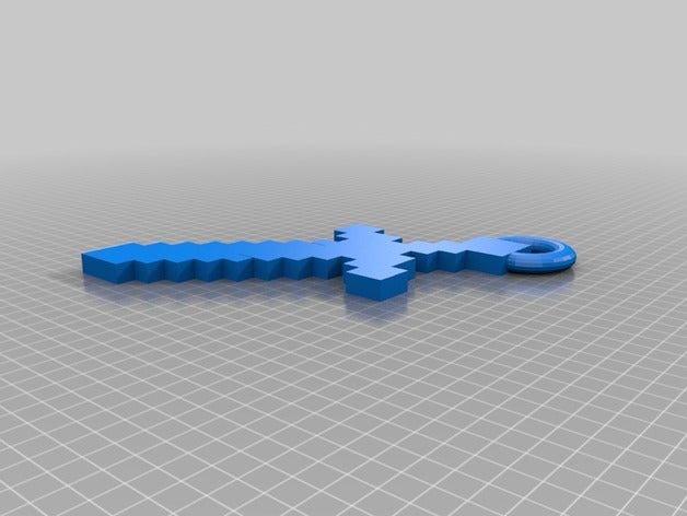 anahtar halkası sanat ev günlük 3D print model - Mito3D