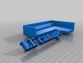 canapé l'art 3d print model - Mito3D