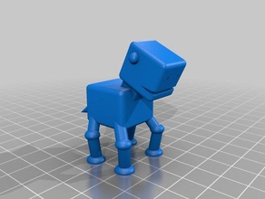 simple dinosaur 3d printing 3d print model - Mito3D