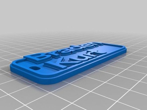 braden kurt işaretler logoları özelleştirilmiş 3d print model - Mito3D