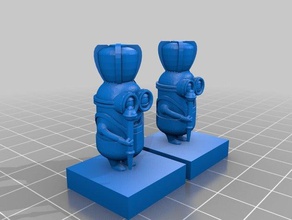 minion army 3d printing 3d print model - Mito3D