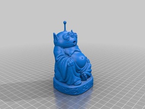 pizza planet di buddha sculture pop-buddha 3d print model - Mito3D