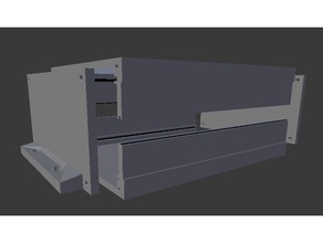 ölçeklenebilir kolayca l150mm h55mm w96mm elektronik kasa karışım dosyaları içerir 3d print model - Mito3D