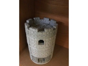 crenelated low wall buildings structures dnd tiles dungeons dragons openforge rpg 3d print model - Mito3D