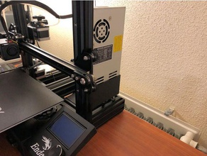 ender-3-pro-Netzteil-Abdeckung ohne Stecker wechseln 3d Drucker Teile 3d print model - Mito3D
