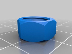 özelleştirilmiş kaçık somun civata pul benim çubuk Fabrikası dişli parçaları 3d print model - Mito3D