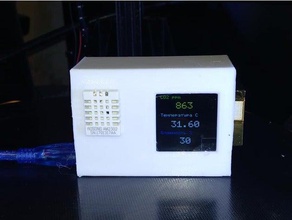 ev termometre co2 elektronik arduino durumda karbon dioksit 3d print model - Mito3D