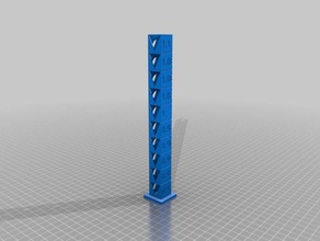 my customized temp calibration tower 3d printing tests 3d print model - Mito3D