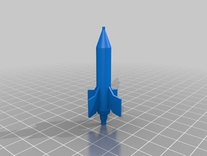 rocket model wargaming vehicles aircraft military scale wargames 3d print model - Mito3D