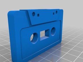 cassette keychain accessories 3d print model - Mito3D