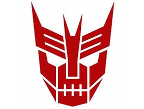 cybertronic spree logo art 3d arcee band bumblebee transformer cosplay cover hot rod music rodimus prime shockwave transformers 3d print model - Mito3D