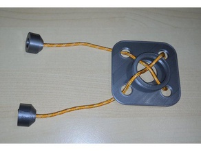 vereinfachte ring-puzzle Rätsel Seil 3d print model - Mito3D