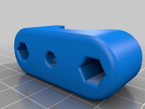 bohrlochschablone drill hole template automotive motorbike steering 3d print model - Mito3D