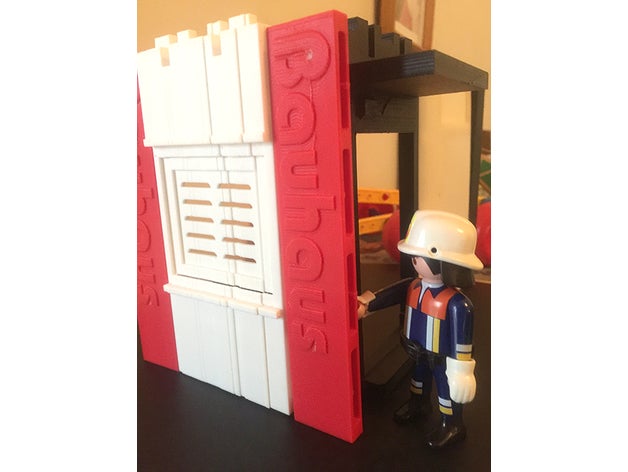 bauhaus-haus von playmobil v2019 Gebäude Strukturen israel 3D print model - Mito3D