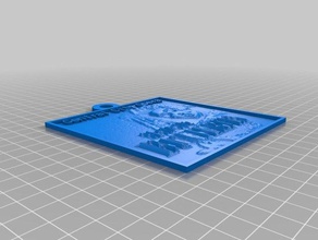 Bayan butterflycentral citylithopane 2d sanat özelleştirilmiş 3d print model - Mito3D