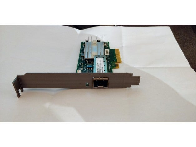 mellanox connectx-3 tam boy dirseği v2 diğer yükseklik profili mcx311a mcx311a-xcat 3D print model - Mito3D