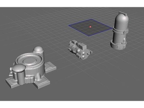 robotech reconstruction blues stratégie tactique pièces de jeu guerre 1 stade 2 jeux marqueur d'objectif rrt 3d print model - Mito3D