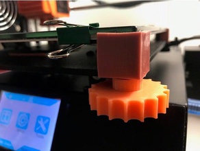 anycubic i3 mega levelrad leveling knob jac v103 3d printer parts wheel 3d print model - Mito3D