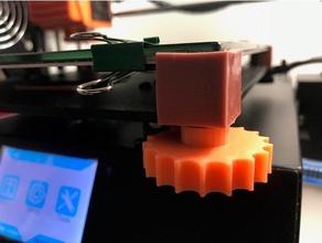 anycubic i3 mega levelrad tesviye topuzu jac v103 3d yazıcı parçalar tekerlek 3d print model - Mito3D