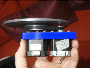 sin adornos de mesa giratoria motorizada los gadgets Escáner 3d arduino plato motorizado nema17 la fotogrametría motor paso a giradiscos 3d print model - Mito3D