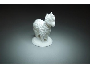 alpaca altiplano boardgame first player marker toy accessories 3d print model - Mito3D