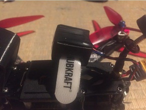 lipo strap mount hglrc ublox m8n gps veículos drone fpv racer caso titular monte em seu 3d print model - Mito3D